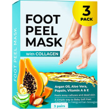 Самая популярная маска для удаления мозолей и омертвевшей кожи Foot Peel Mask Детская мягкая отшелушивающая маска для ног